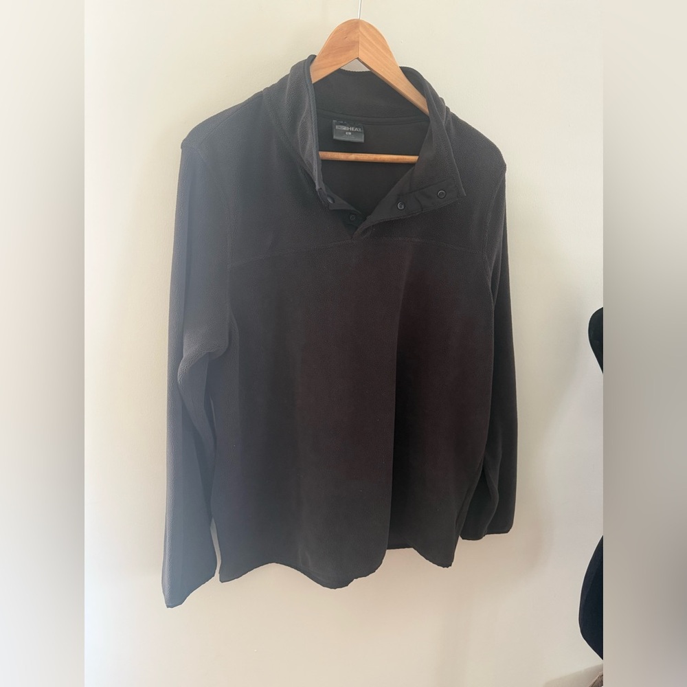 32 degrees heat men’s quarter button sweater